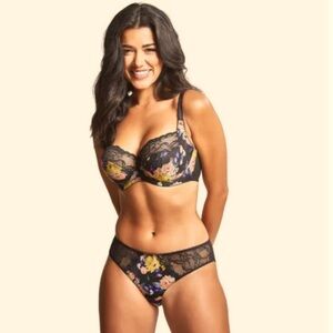 NEW PANACHE - JASMINE BALCONETTE UNDERWIRE BRA & MATCHING BRIEFS